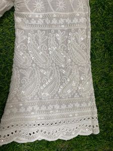 White Kurta With Pant
