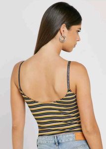 Topshop Sleeveless Bodysuit In Metallic Strap