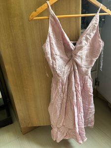 Cute Pink Eyelet Dress