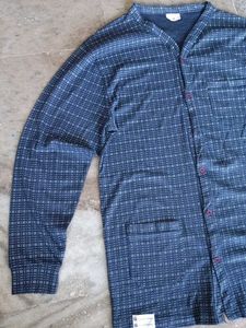 Patterned Button-Down Shirt