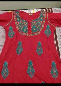 COMBO OF 2 KURTIS AND 1 DARK PINK KURTA SET