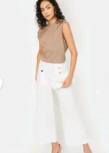 Girl  Cowl-Neck Relaxed Fit Top