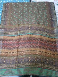 Brown Printed Saree