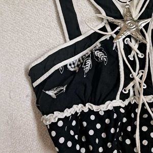 Y2K Vintage Gothic Princess Babydoll Top