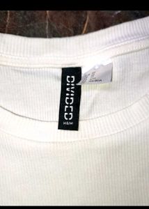 H&amp;m White Bodycon