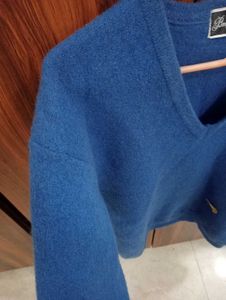 Korean Blue Sweater