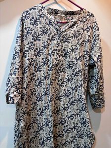 Elegant Floral Print Kurti
