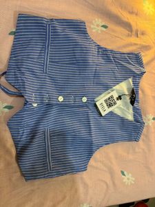 Striped Blue Vest