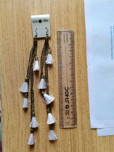 STATEMENT GOLD-WHITE EARRINGS