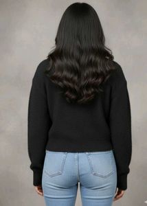 Imported Cute Black Cardigan