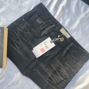 Mini Denim Skirt /Goth