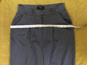 Highrise Stretchy Gray Wide Leg Pants Waist 28-30