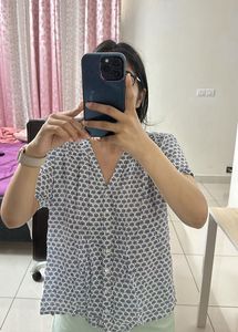 Boxy Printed Shirt