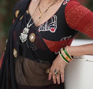 Black Embellished Choli