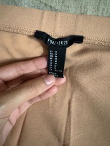 Nude Pencil Skirt From Forever 21