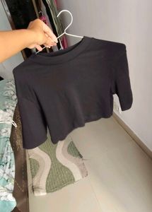 Black Crop Top