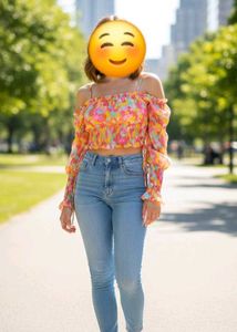 Colorful Tie-Dye Top