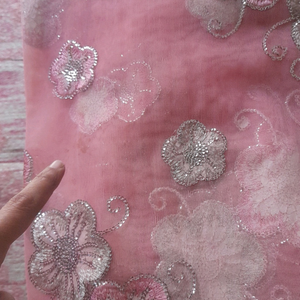 full size dupatta with lace on all sides.