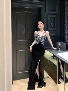 Luxury High-End Butterfly Diamond Suspender Evenin
