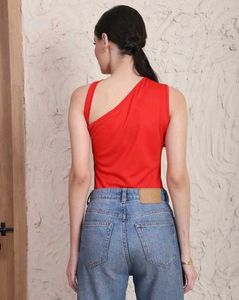 Shein Bold Short Sleeve Round Neck and Waist Cut-O