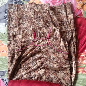 Cute Animal Print Night Suit