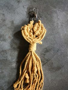 Macrame Keychain - Handmade Charm