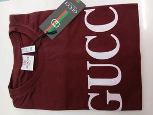 Gucci Maroon Graphic Tee