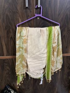 Elegant Green Embroidered Kurta Set