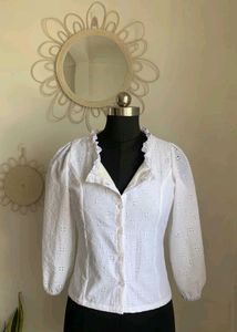 Brand New Custom made White blouse