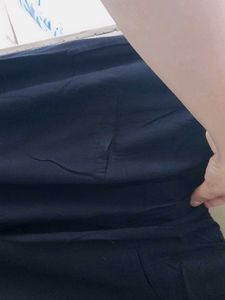 Black Button Palazzos