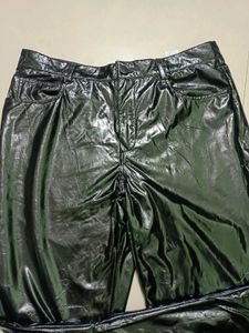 Shiny Black Pants