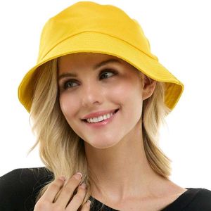 A Yellow Bucket Hat