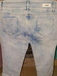 Acid Wash Denim Jeans