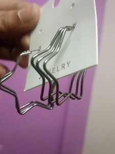 Star Hoop Earrings