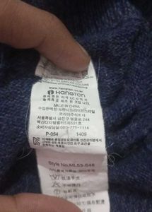 Hangten Blue Knit Sweater (M)