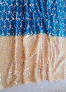 Beautiful Blue Colored Saree.💙