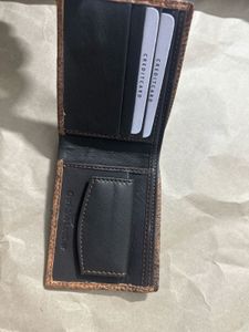 Leather Bifold Wallet - New in Package