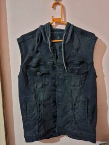 Sleeveless Denim Jacket