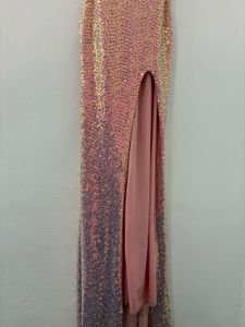 Luxury Sequin Slit Gown