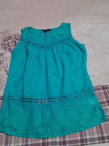 Cyan Top From The Vanca