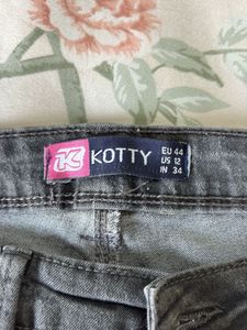 Gray Kotty Jeans