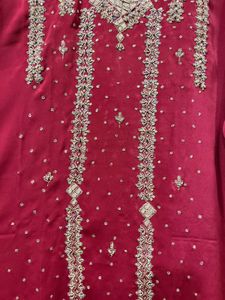 Graceful Pink Kurti with Intricate Hand Embroidery