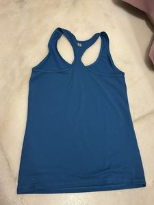 Blue Workout Tank Top