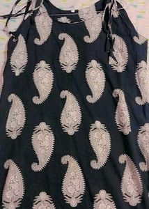 Paisley printed cotton kurti