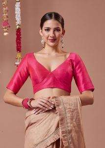Designer V Neck Premium Blouse