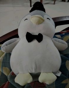 Adorable Penguin Plush with Bow Tie