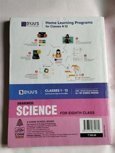 Science Book From S. Chand For Class 8