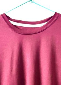 Maroon Sports Tshirt