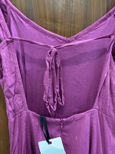 Purple Midi Dress