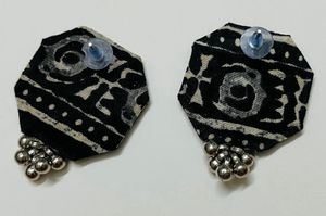 Handmade Fabric Studs